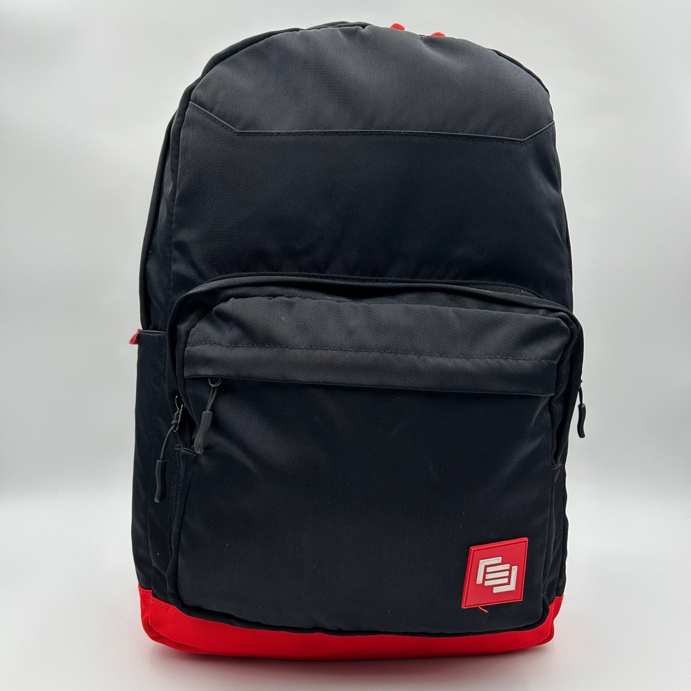 EUC MAINGEAR Classic Laptop Gamer Tech Backpack Black Red Switch Phone Pockets